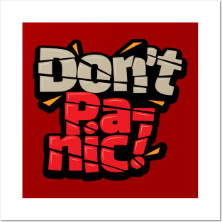 Don't Panic Posters and Art